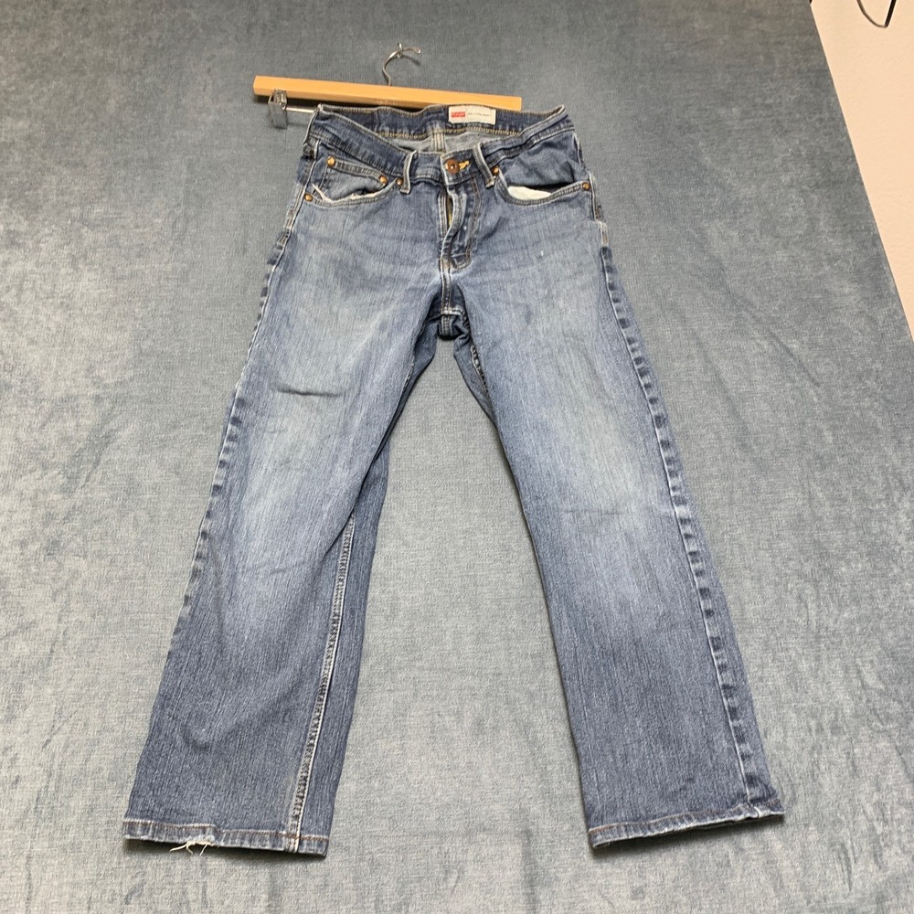 Wrangler Relaxed Bootcut Jeans Womens 27 Blue Denim Premium Comfort Medium Wash